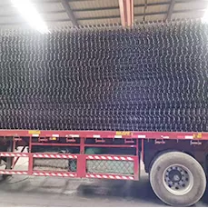 Heyou Wire Mesh delivery the reinforcing steel mesh at Heyou factory